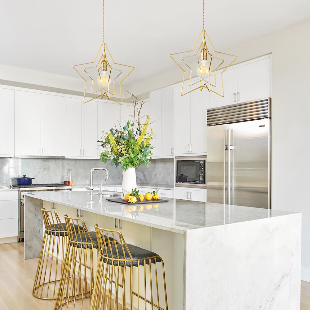 PendantLightia-Single Star Geometric Pendant Light-Pendants-Default Title-
