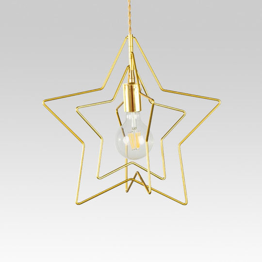 PendantLightia-Single Star Geometric Pendant Light-Pendants-Default Title-