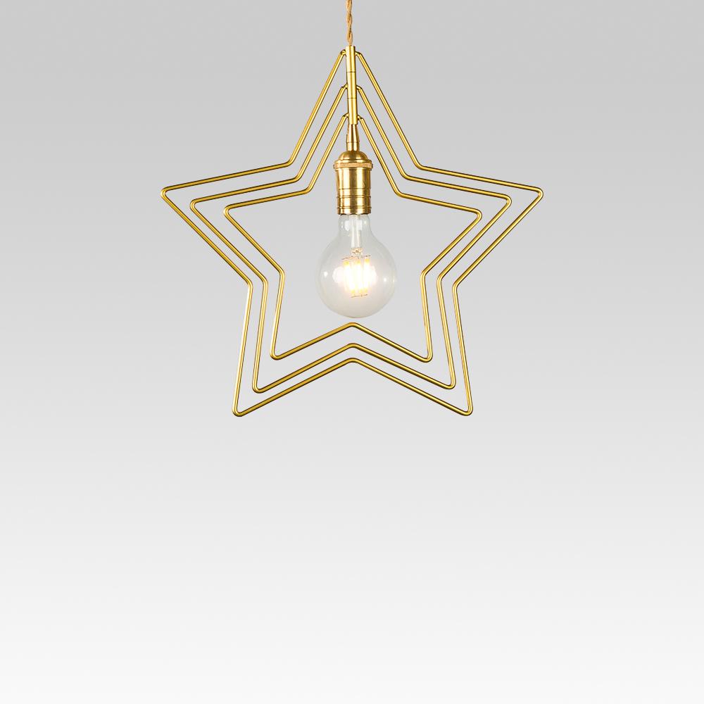 PendantLightia-Single Star Geometric Pendant Light-Pendants-Default Title-