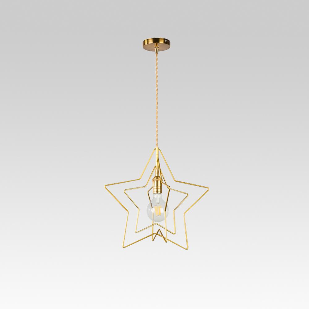 PendantLightia-Single Star Geometric Pendant Light-Pendants-Default Title-