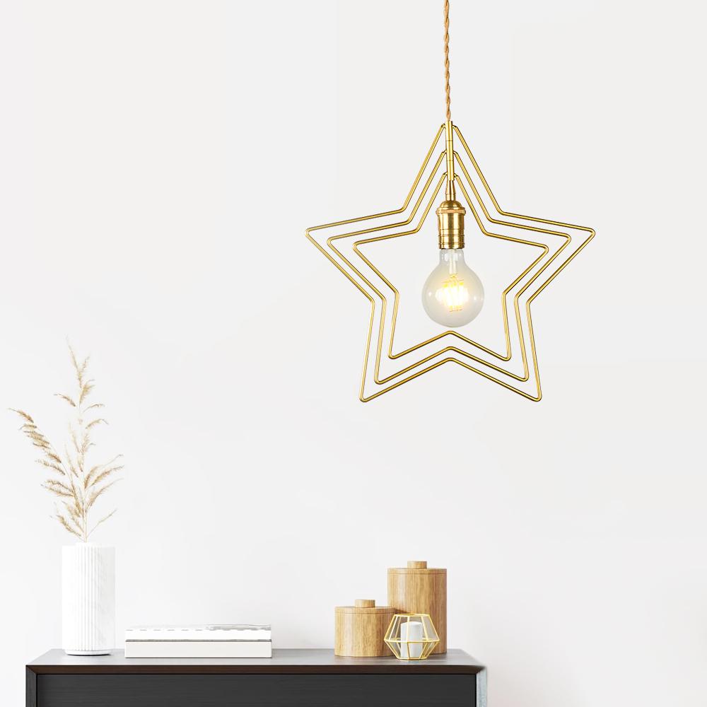 PendantLightia-Single Star Geometric Pendant Light-Pendants-Default Title-