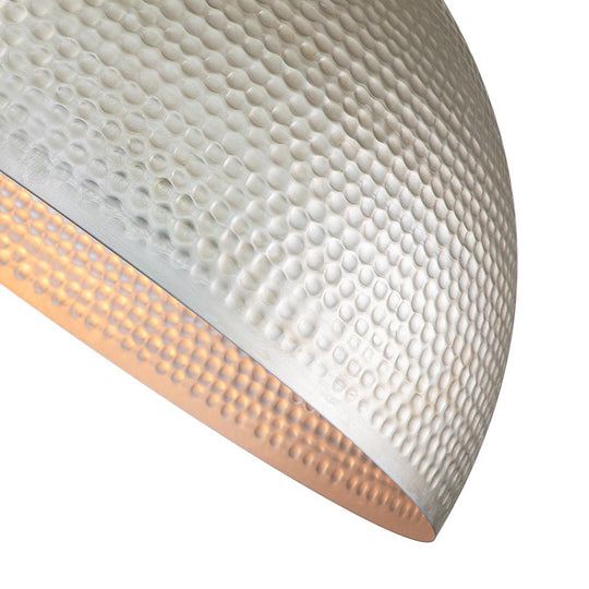 Pendantlightie-1-Light Hammered Metal Dome Pendant Light-Pendants--