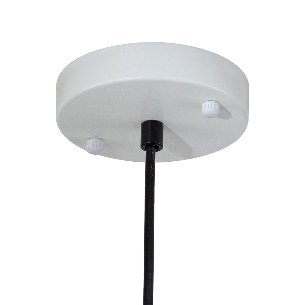 Pendantlightie-1-Light Industrial Metal Dome Pendant-Pendants-23.6 Inches-Black