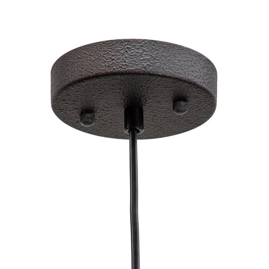 Pendantlightie-1-Light Industrial Metal Dome Pendant-Pendants-31.5 Inches-White