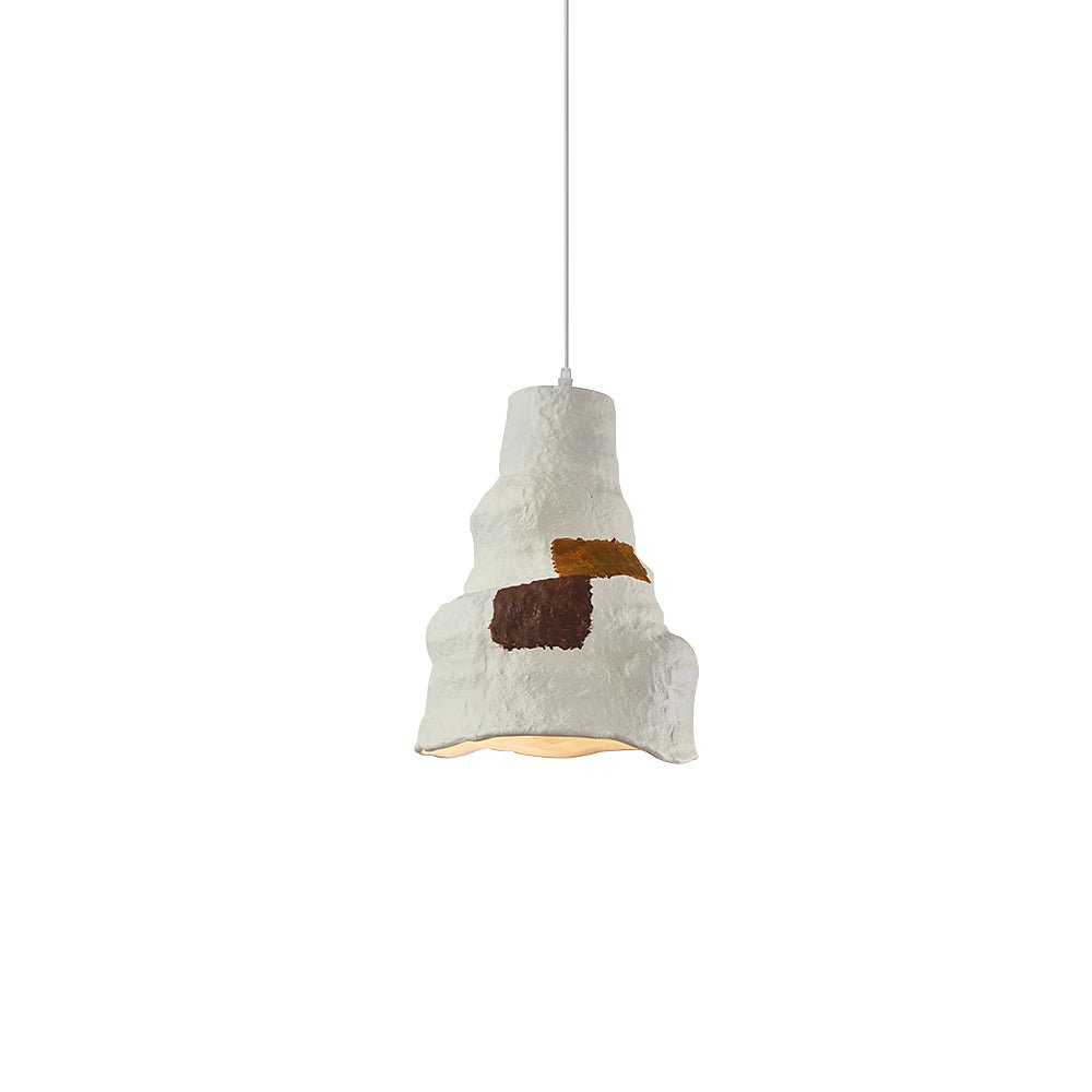 Pendantlightie-1-Light Irregular Design Wabi Sabi Pendant-Pendants-Bell-Black Painting