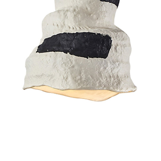 Pendantlightie-1-Light Irregular Design Wabi Sabi Pendant-Pendants-Irregular-Brown Painting