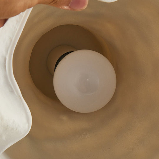 Pendantlightie-1-Light Irregular Design Wabi Sabi Pendant-Pendants-Irregular-Brown Painting