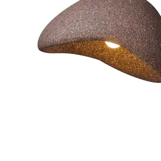 Pendantlightie-1-Light Wabi Sabi Handmade Pendant Light-Pendants-Medium-Spots Light Red