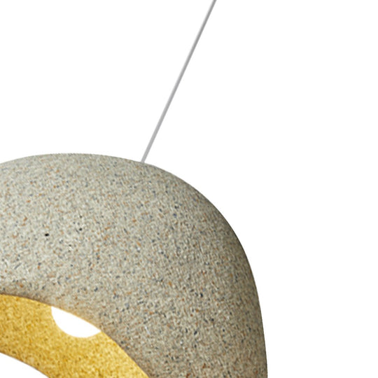 Pendantlightie-1-Light Wabi Sabi Handmade Pendant Light-Pendants-Medium-Spots Light Red