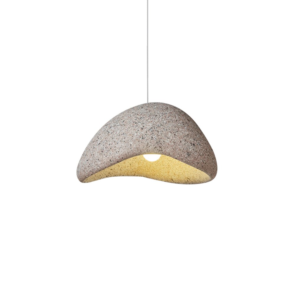 Pendantlightie-1-Light Wabi Sabi Handmade Pendant Light-Pendants-Small-Spots Light Red