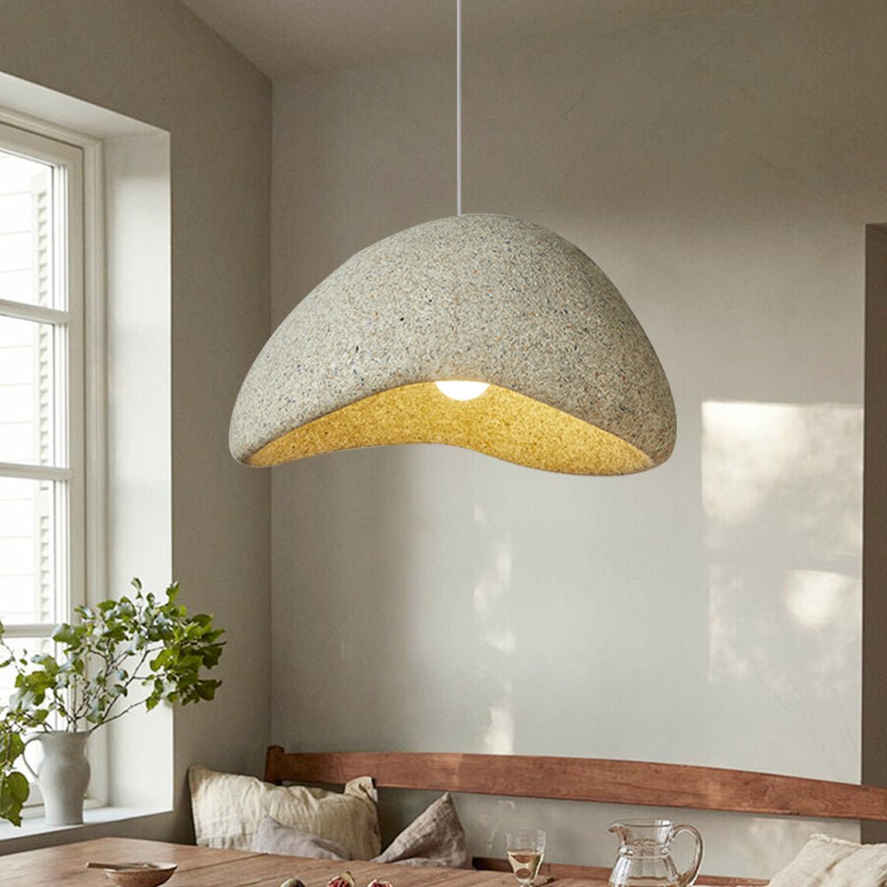 Pendantlightie-1-Light Wabi Sabi Handmade Pendant Light-Pendants-Small-Spots Yellow