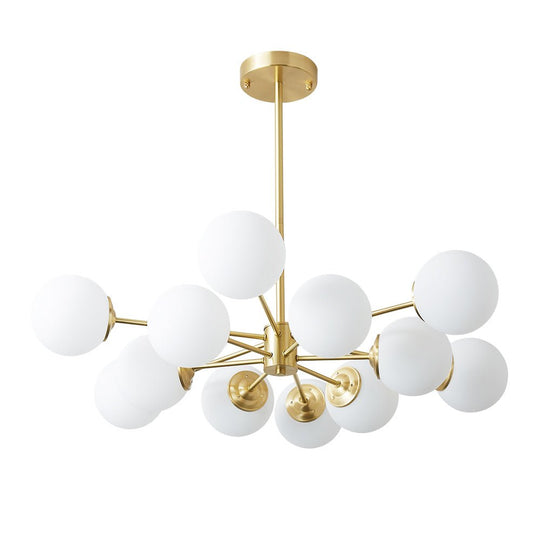 Pendantlightie-12-Light Mid-Century Bubble Sputnik Chandelier-Chandeliers--