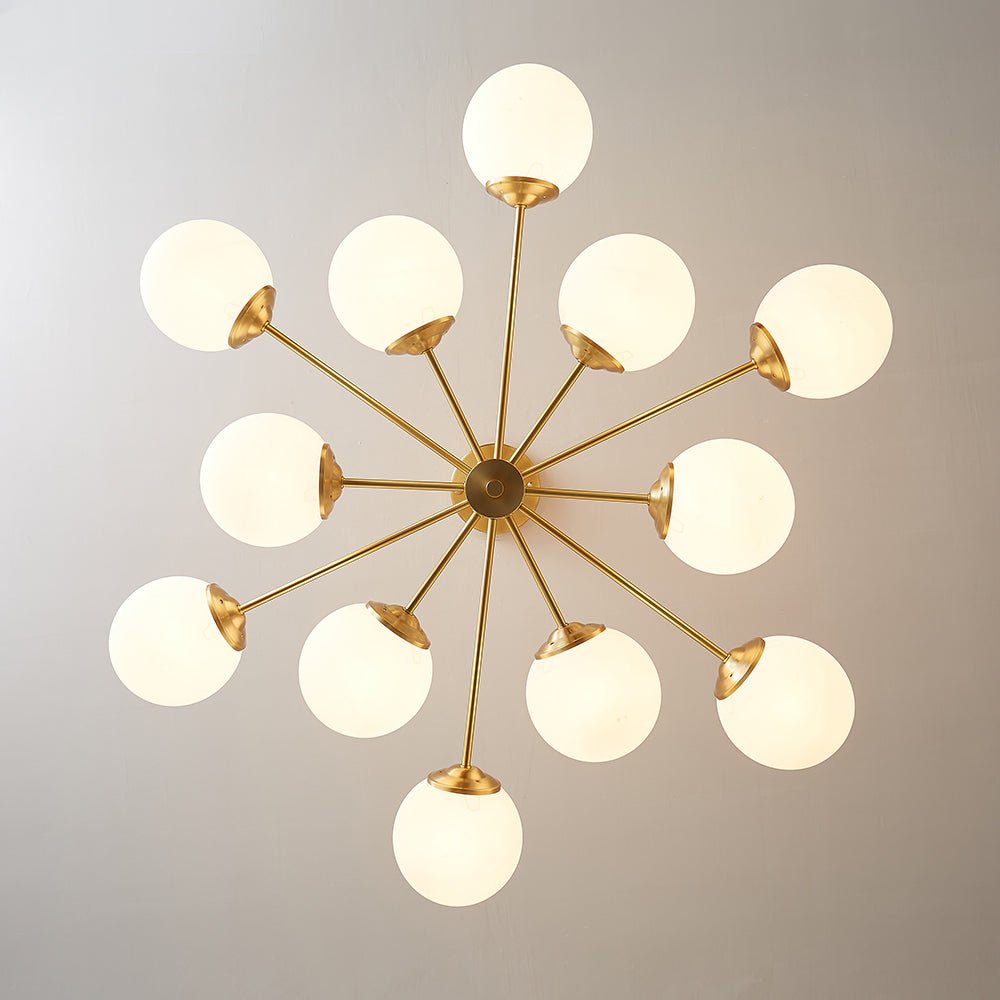 Pendantlightie-12-Light Mid-Century Bubble Sputnik Chandelier-Chandeliers--