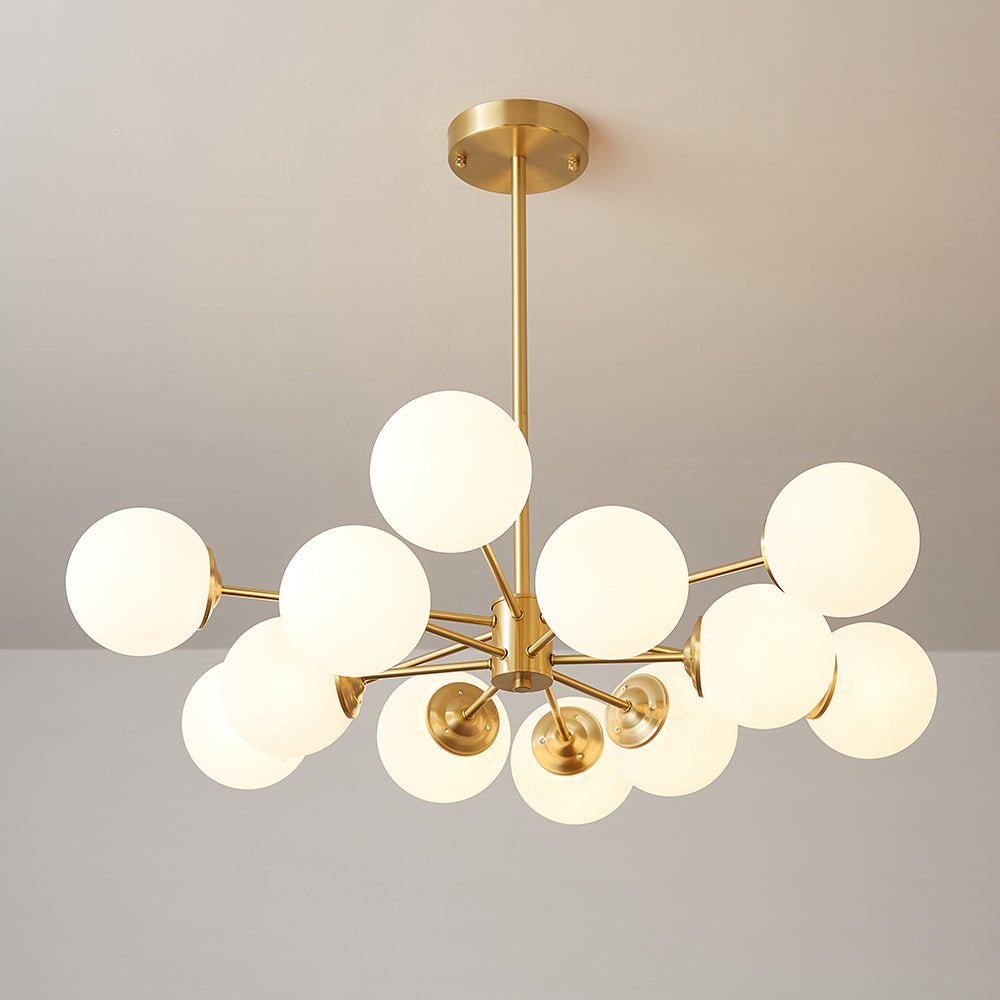 Pendantlightie-12-Light Mid-Century Bubble Sputnik Chandelier-Chandeliers--