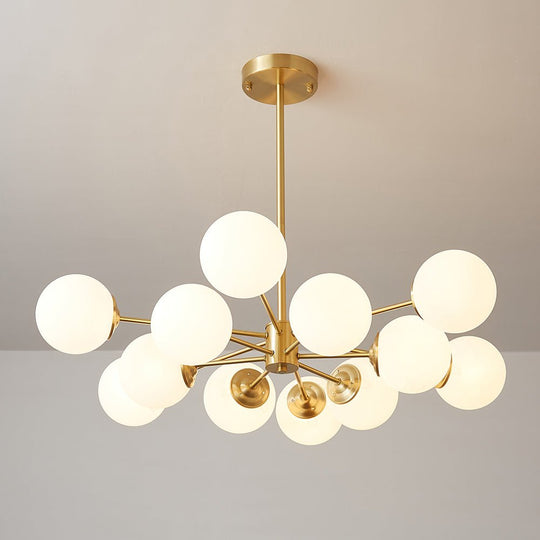 Pendantlightie-12-Light Mid-Century Bubble Sputnik Chandelier-Chandeliers--