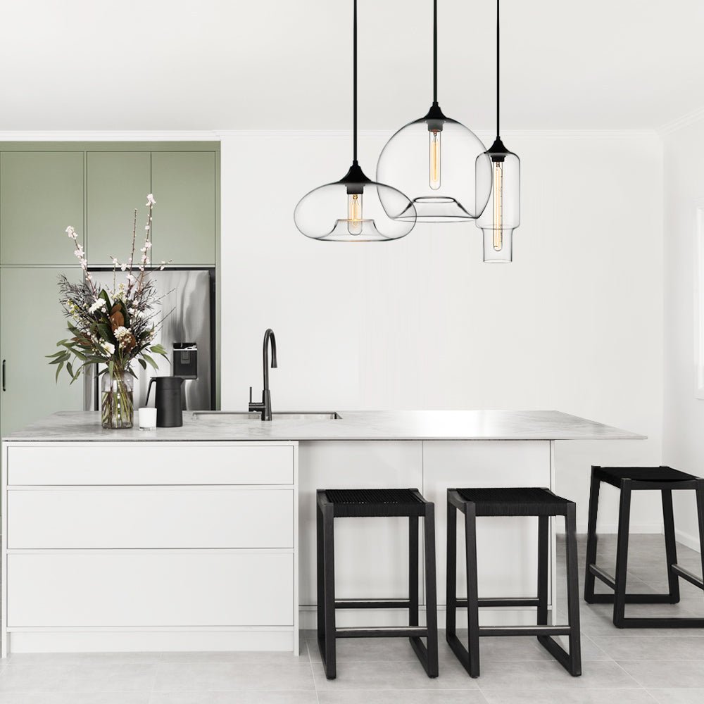Pendantlightie-3-Light Glass Cluster Pendant Light-Pendants--