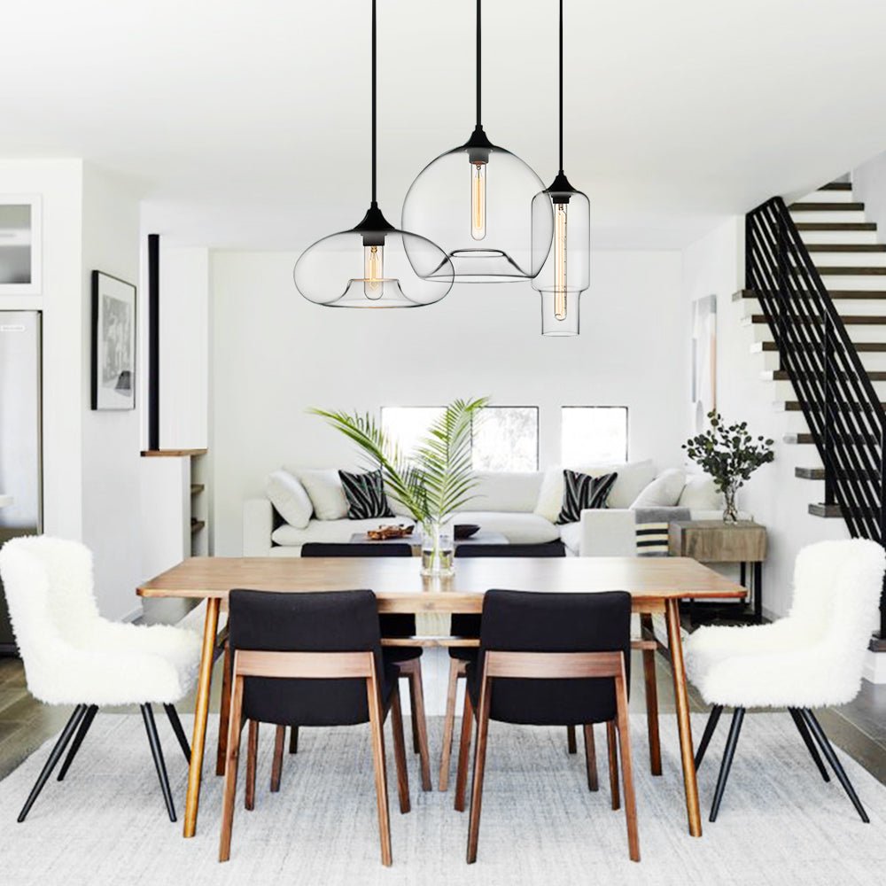 Pendantlightie-3-Light Glass Cluster Pendant Light-Pendants--