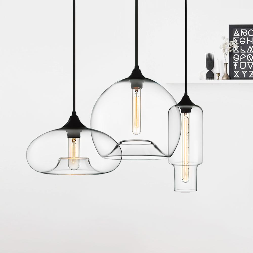 Pendantlightie-3-Light Glass Cluster Pendant Light-Pendants--