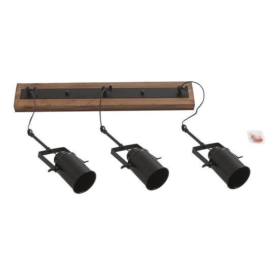 PendantLightie-3-Light Industrial Track Light Fixtures-Pendants--