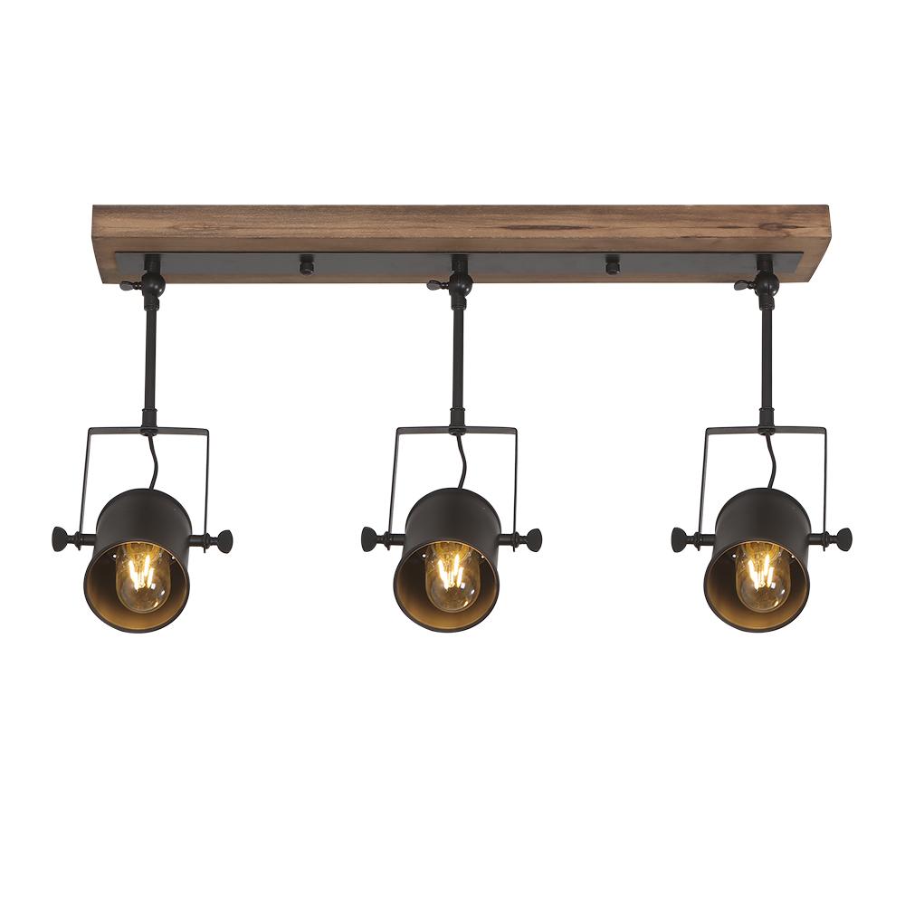 PendantLightie-3-Light Industrial Track Light Fixtures-Pendants--