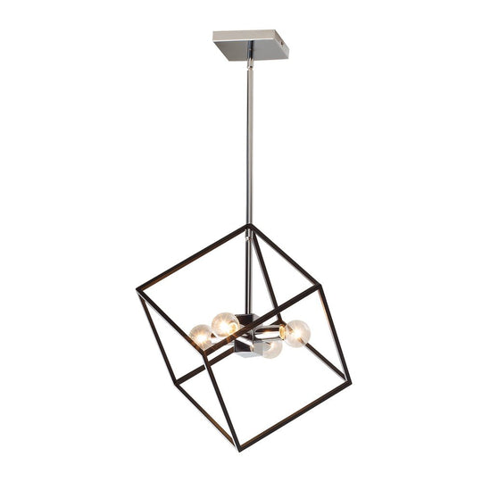 Pendantlightie-4-Light Geometric Pendant Light-Pendants--