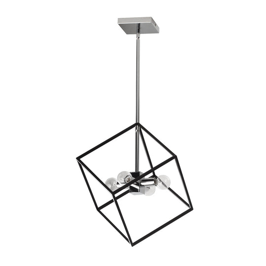 Pendantlightie-4-Light Geometric Pendant Light-Pendants--