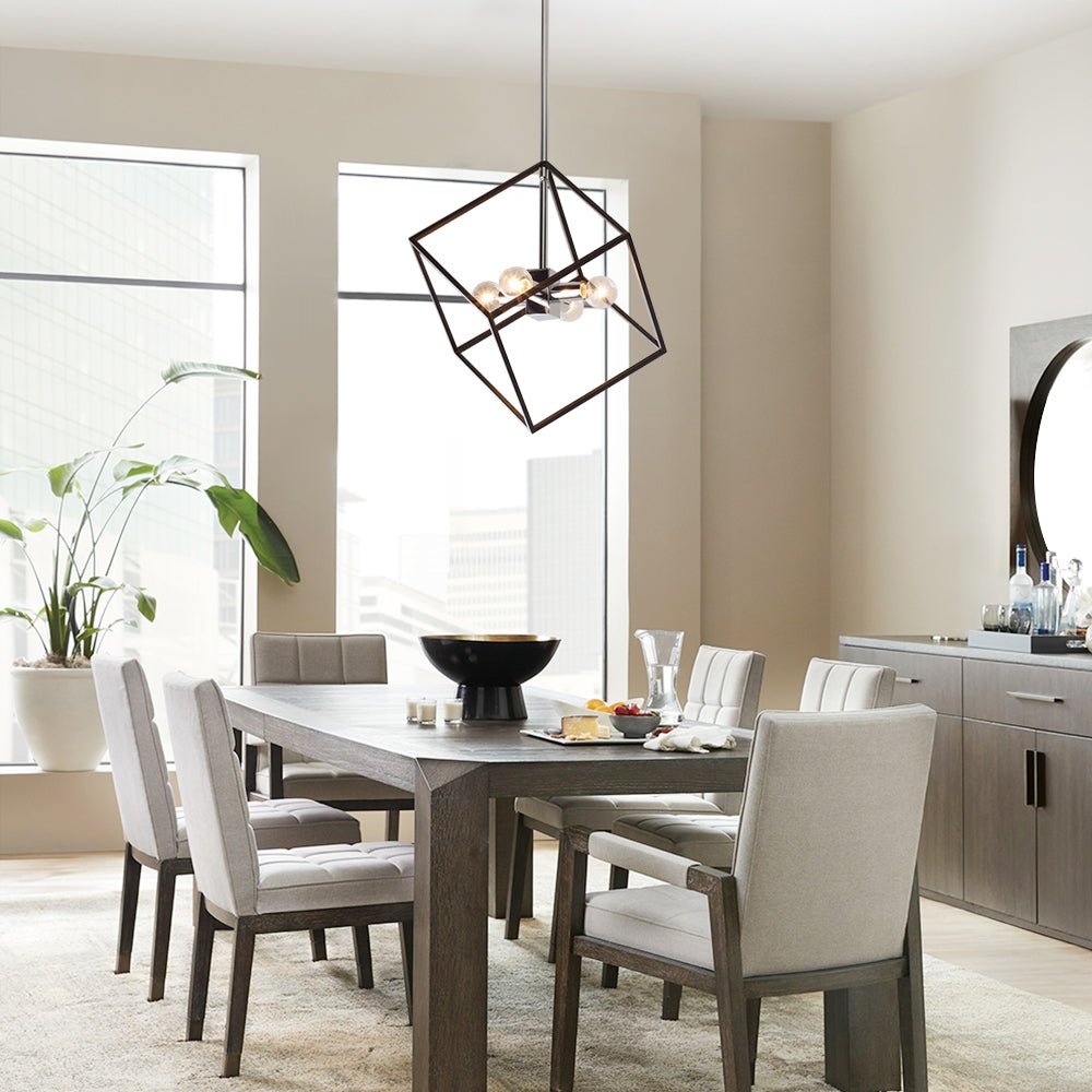 Pendantlightie-4-Light Geometric Pendant Light-Pendants--