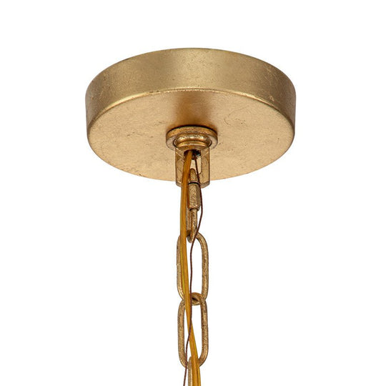 Pendantlightie-6-Light Luxe Glass Crystal Chandelier-Chandeliers--