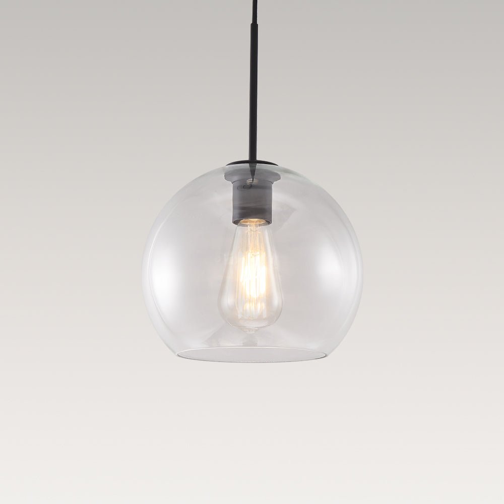 Pendantlightie-7-Light Glass Globe Modern Cluster Pendant Lights-Pendants-Brass-