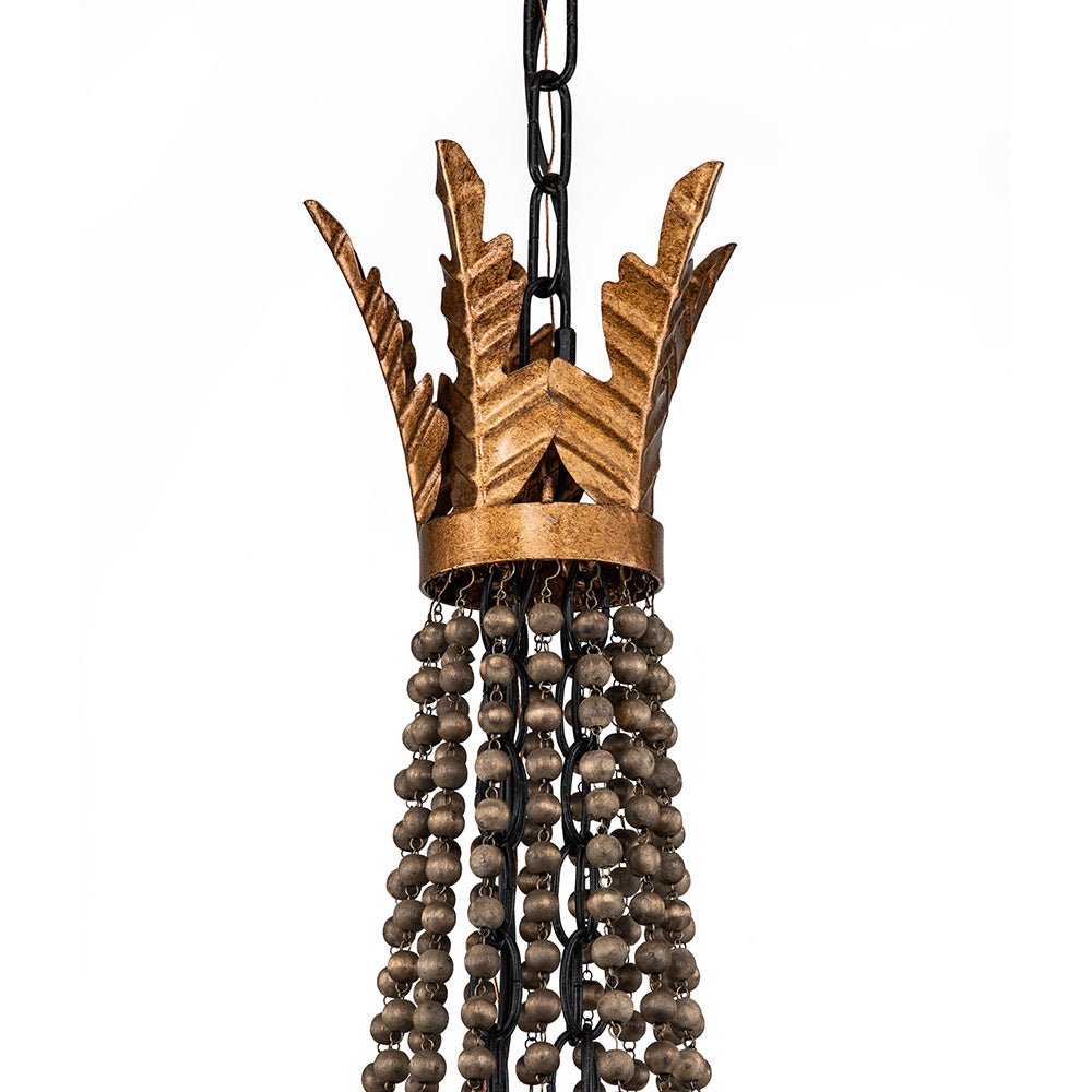 Pendantlightie-8-Light Candle Style Empire Beaded Chandelier-Chandeliers--