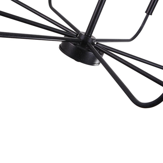 PendantLightie-8-Light Simple Metal Chandelier-Chandeliers--