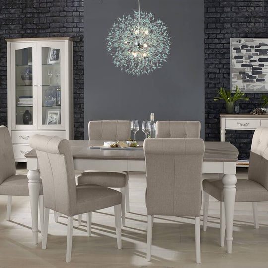 Pendantlightie-9-Light Blue Dandelion Firework Chandelier-Chandeliers-Gold-