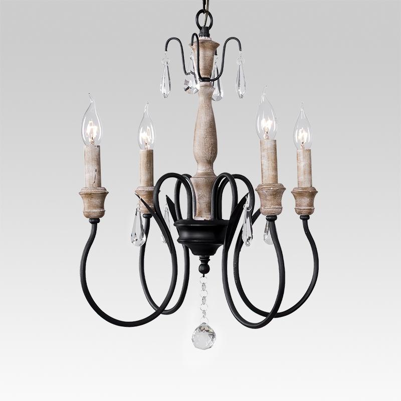 Pendantlightie-Classical Candle-Style Crystal Chandelier-Chandeliers--