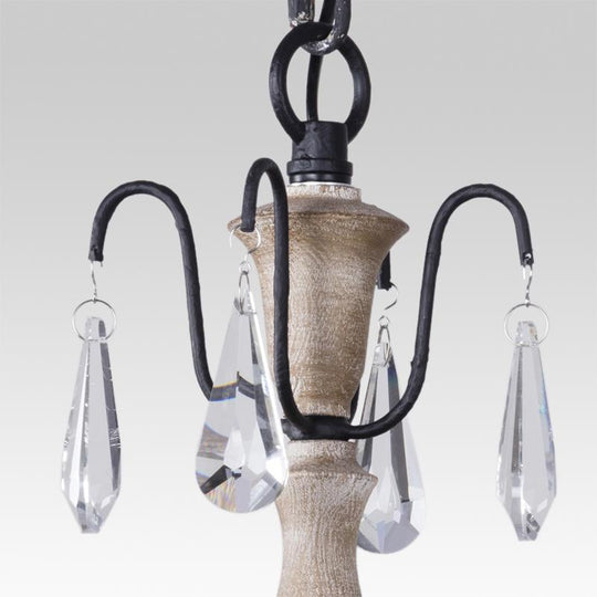 Pendantlightie-Classical Candle-Style Crystal Chandelier-Chandeliers--