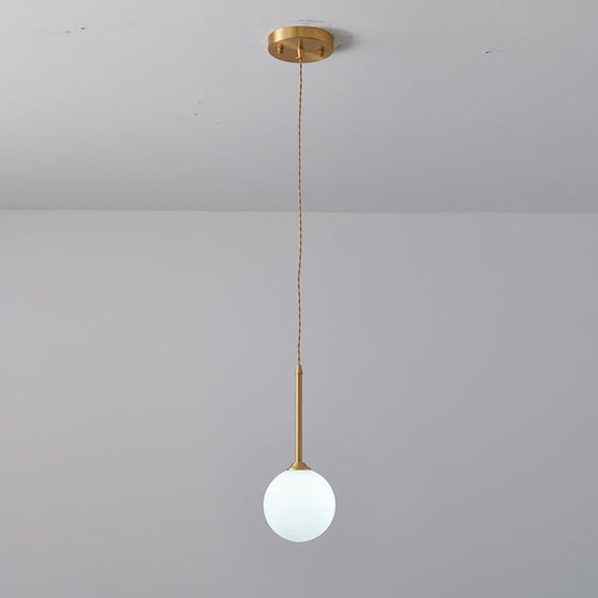 Pendantlightie-Contemporary 1-Light Glass Globe Pendant Light-Pendants--