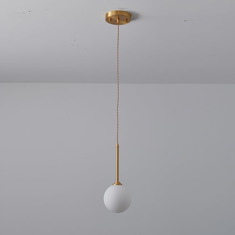 Pendantlightie-Contemporary 1-Light Glass Globe Pendant Light-Pendants--