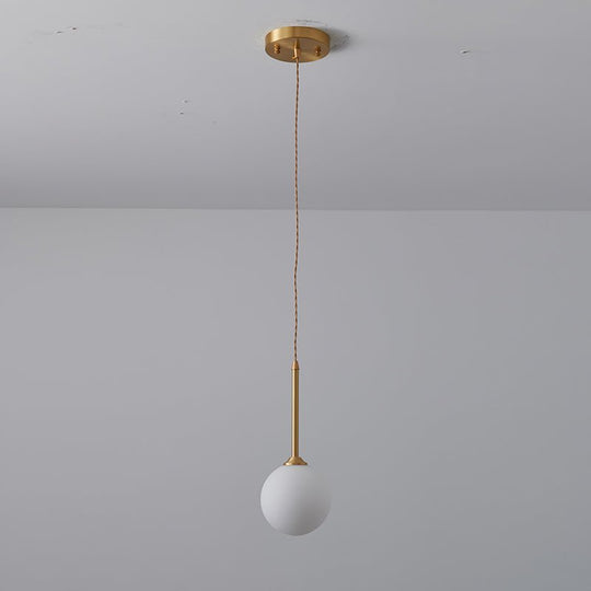 Pendantlightie-Contemporary 1-Light Glass Globe Pendant Light-Pendants--