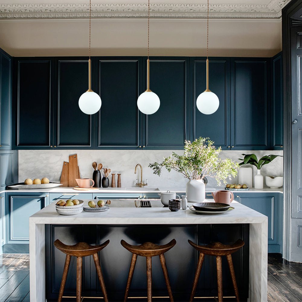 Pendantlightie-Contemporary 1-Light Glass Globe Pendant Light-Pendants--