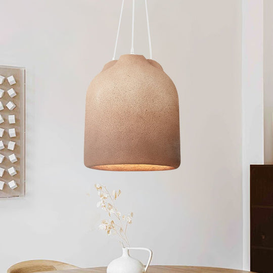 Pendantlightie-Contemporary 3-Light Designer Handmade Bell Pendant Light-Pendants-Brown-