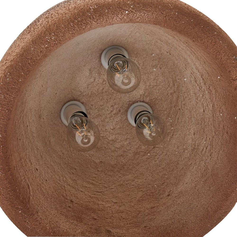 Pendantlightie-Contemporary 3-Light Designer Handmade Bell Pendant Light-Pendants-Brown-