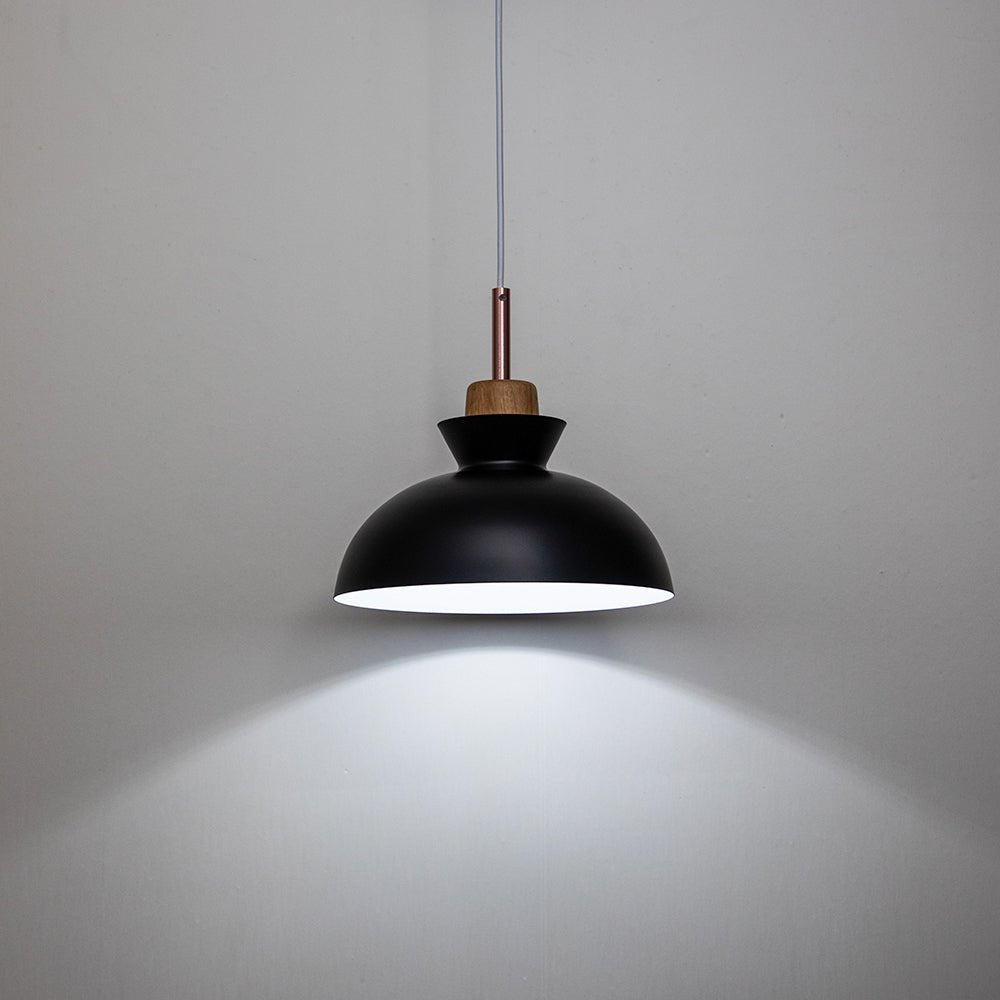 Pendantlightie-Contemporary Single Pendant Dome Light for Breakfast Bar-Pendants-Orange-
