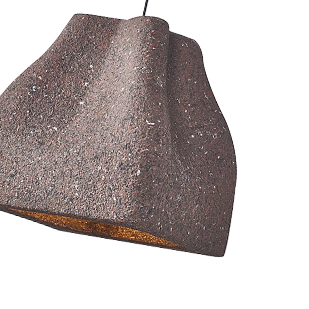 Pendantlightie-Creative 1-Light Speckled Wabi Sabi Handmade Pendant Light-Pendants-Beige-
