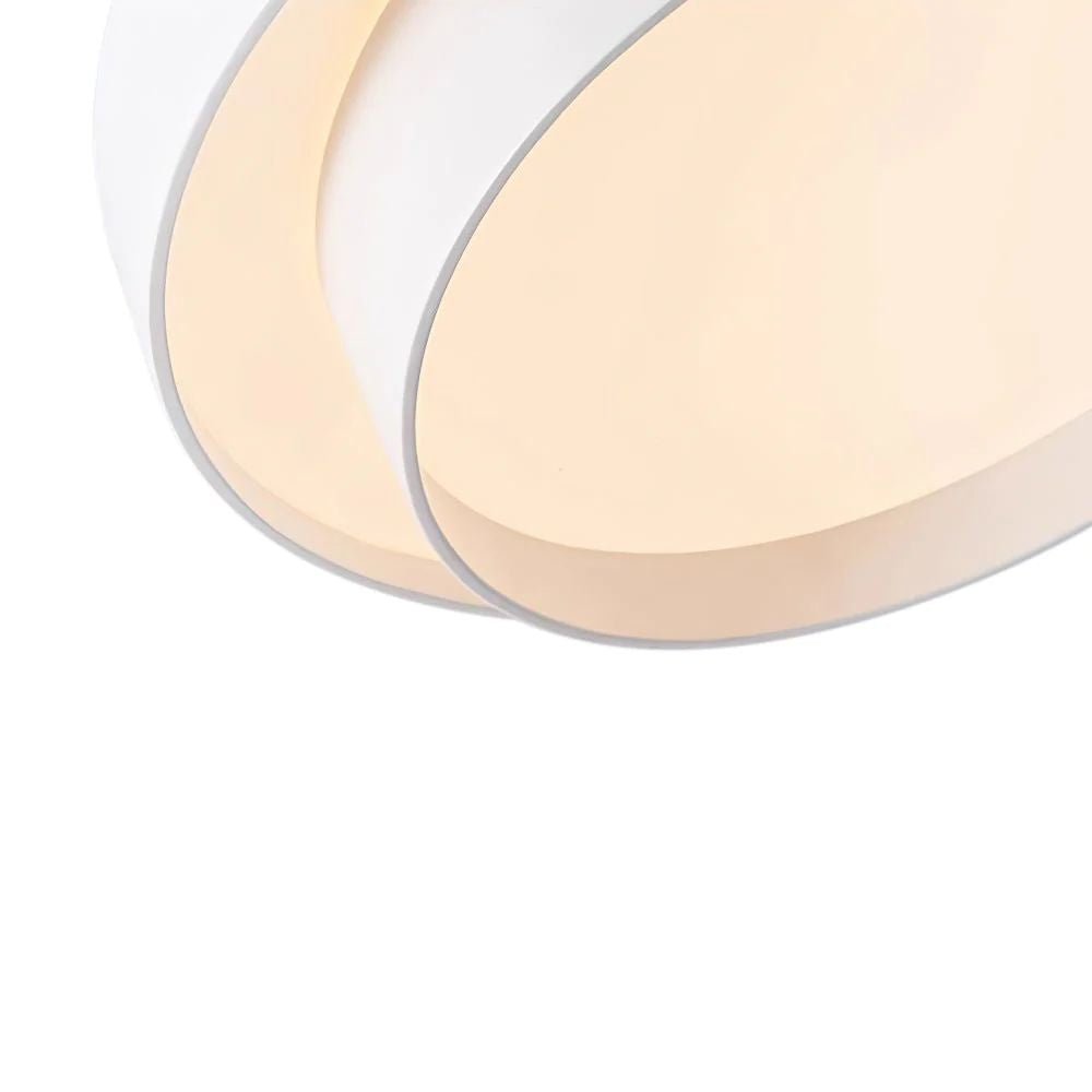 Pendantlightie-Creative Concentric Circle Led Ceiling Light-Flush Mount-Cool White Light-White