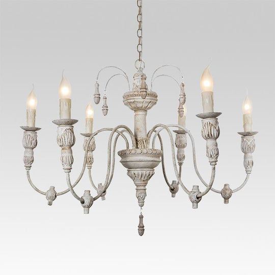 Pendantlightie-Distressed Antique Vintage Chandelier-Chandeliers--