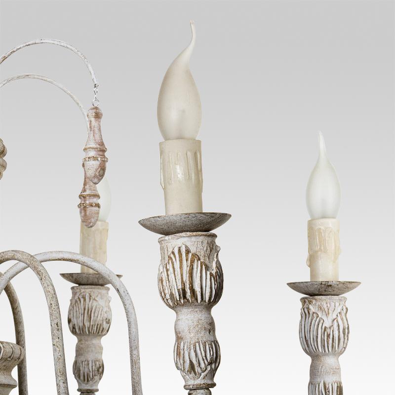 Pendantlightie-Distressed Antique Vintage Chandelier-Chandeliers--