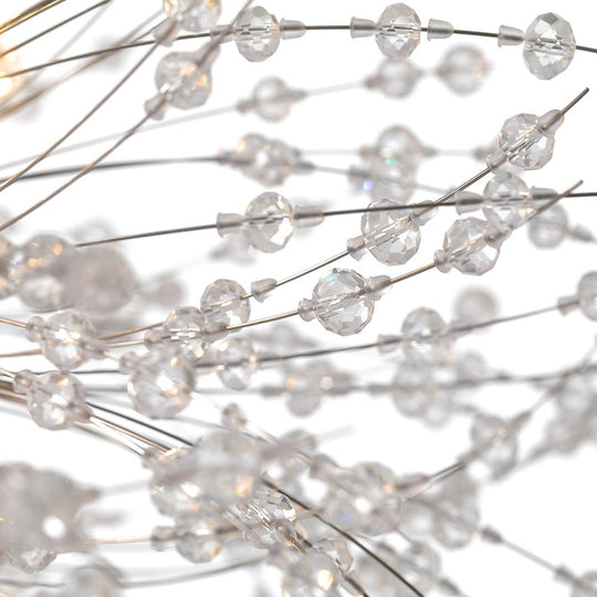 PendantLightie-Eight Lights Firework Modern Crystal Chandeliers-Chandeliers-Chrome-