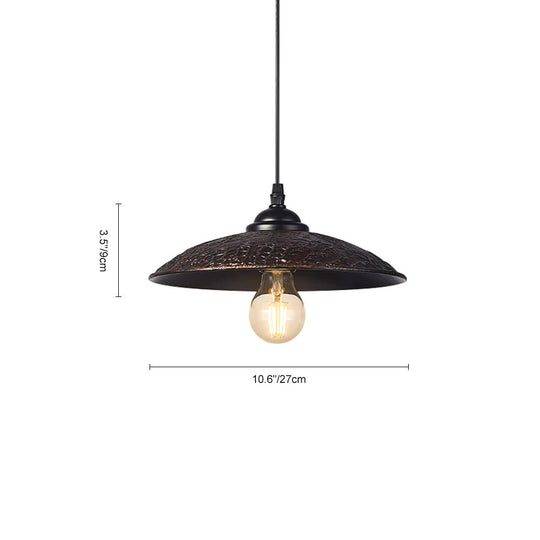 Pendantlightie-Farmhouse Industrial 1-Light Cone Pendant Light For Kitchen-Chandeliers-Small-