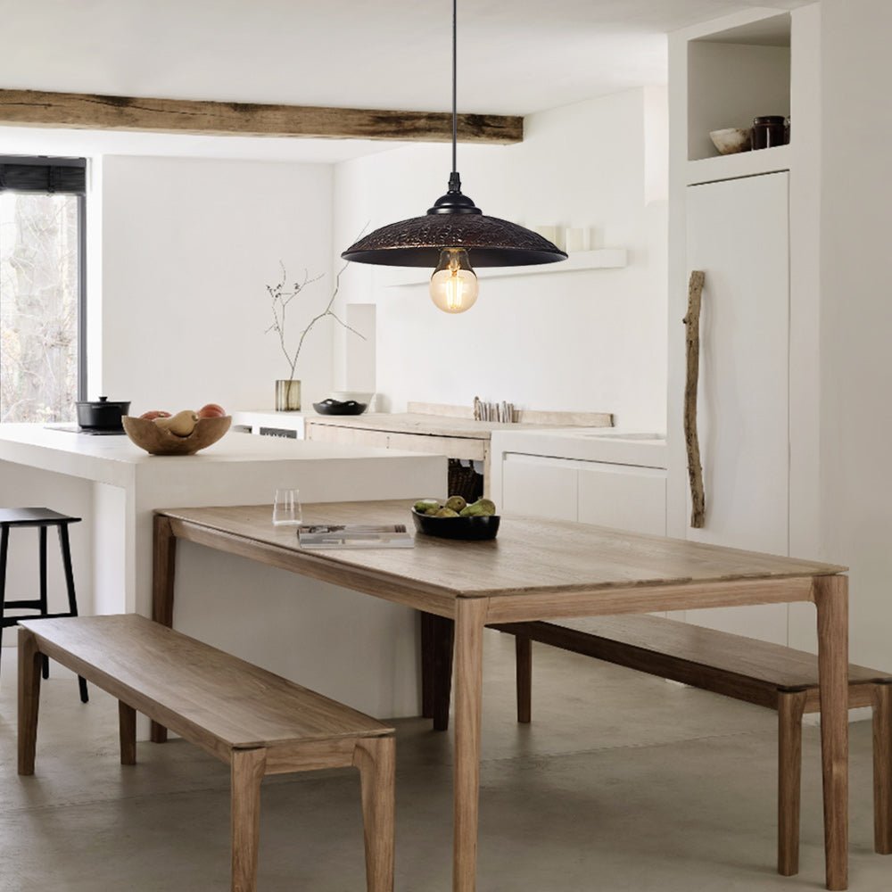 Pendantlightie-Farmhouse Industrial 1-Light Cone Pendant Light For Kitchen-Chandeliers-Small-