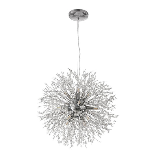 PendantLightie-Firework Sputnik Modern Crystal Chandeliers-Chandeliers-12Lt-Chrome