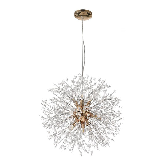 PendantLightie-Firework Sputnik Modern Crystal Chandeliers-Chandeliers-12Lt-Gold